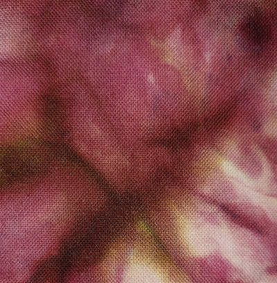 rusty rose swatch dye under ice