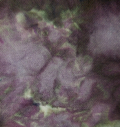 Black Magic swatch dye over ice