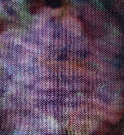 strawberry skies swatch dye under ice
