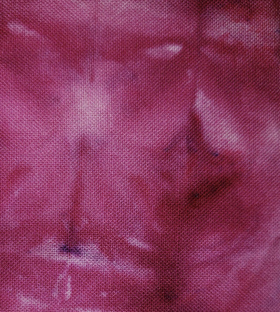 flaming pink swatch dye under ice