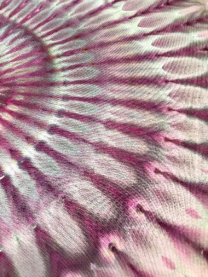 Fan fold, dye under ice. Photo credit: Scott Walker, Rad Dyes.