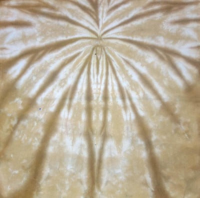 Spider fold, liquid dyed at 1tsp dye per 8oz water and 4 tsp dye per 8oz water. Photo credit: Cody Villalva.