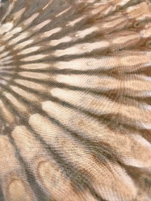 Fan fold, dye under ice. Photo credit: Scott Walker, Rad Dyes.
