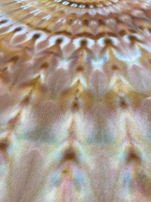 Incline fan fold, dye under ice. Photo credit: Scott Walker, Rad Dyes.