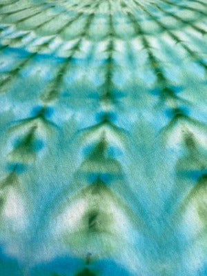 Dye under ice, incline fan fold. Photo credit: Scott Walker, Rad Dyes.