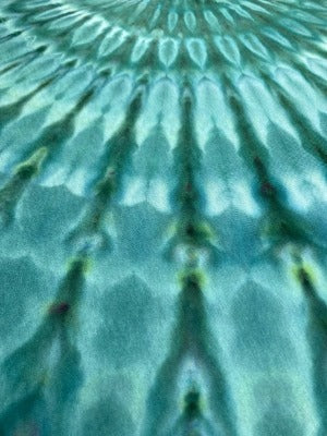 Dye under ice, incline fan fold. Photo credit: Scott Walker, Rad Dyes.