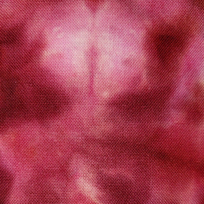 scarlet begonia dye under ice