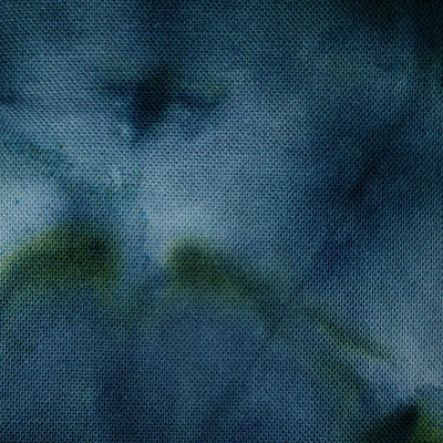 teal sea dye under ice