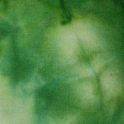 Scrunched, dye over ice