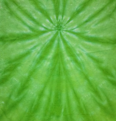 Spider fold, liquid dyed at 1tsp dye per 8oz water and 4 tsp dye per 8oz water. Photo credit: Cody Villalva.