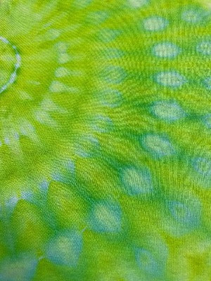 Dye under ice, incline fan fold. Photo credit: Scott Walker, Rad Dyes.