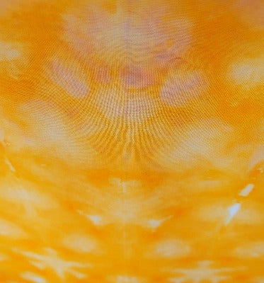 Shibori fold, dye under ice. Photo credit: Margo Farnsworth.